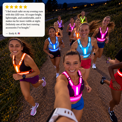 LED Running Vest